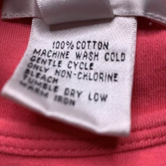 Talbots Short Sleeve Pink Crewneck Casual T-shirt medium - Picture 5 of 6